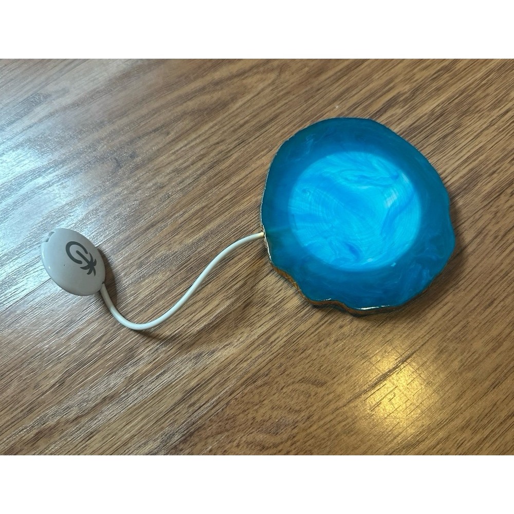 Phunkee Tree Crystal Charging Pad in Blue Geode/Stone